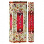 Lily of the Valley Incense Sticks, HEM Hex Pack - 6 Boxes x 20 Sticks